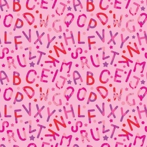 Alphabet Pink