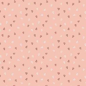 tossed hearts - pink (small)