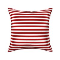 Half-Inch Stripes in Red and White