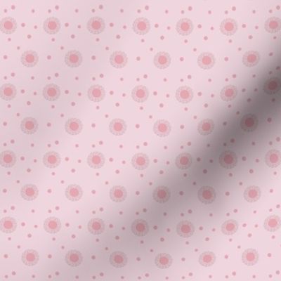 Pink dots for ballerina