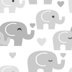 Safari Jungle Gray Elephant Animals