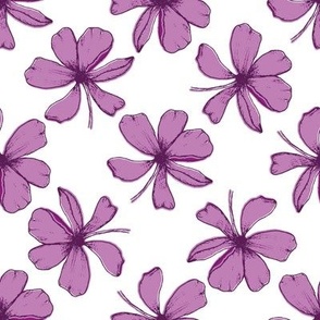 Jasmine Blossom Fabric, Wallpaper and Home Decor | Spoonflower