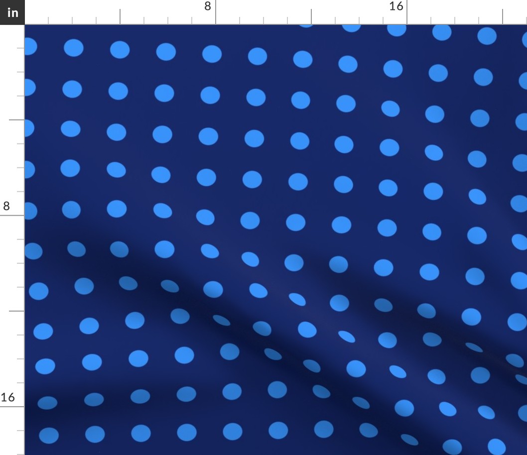 Polka Dots in Blue Large