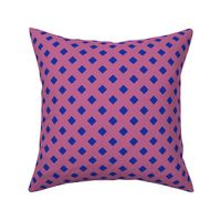 Polka Dots in Mauve & Blue Large