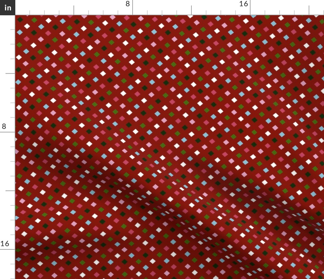 Polka Dots in Red, Blue, Pink, Green Small