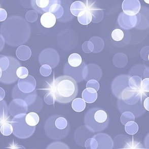Large Sparkly Bokeh Pattern - Cool Grey Color