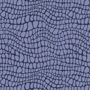 Alligator Pattern - Cool Grey and Medium Charcoal