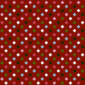 Polka Dots in Red, Blue, Pink, Green Large