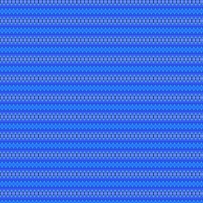 Geometric Stripes in Blue Small