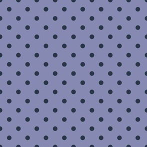 Small Polka Dot Pattern - Cool Grey and Medium Charcoal