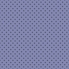 Tiny Polka Dot Pattern - Cool Grey and Medium Charcoal
