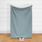 Pretty as a Picture  Vintage Camera Stripe Taupe and Teal