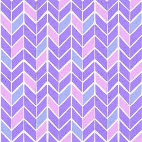 Chevron Pattern - Purple Pastel Palette