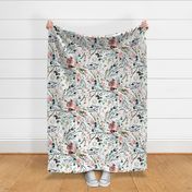 Fable Floral (white) JUMBO