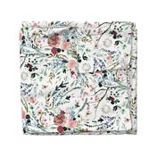 Fable Floral (white) JUMBO