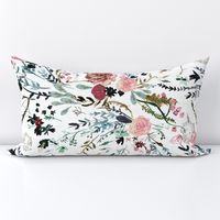 Fable Floral (white) JUMBO