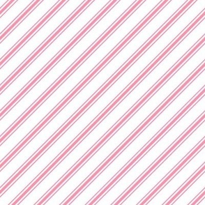 candy cane stripes pink MED - christmas wish collection