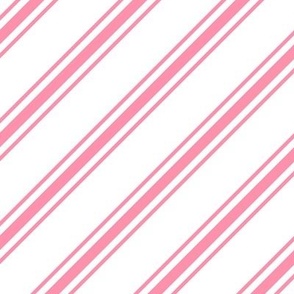 candy cane stripes pink LG - christmas wish collection