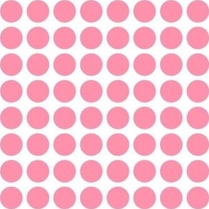 polka dots pink MED - christmas wish collection