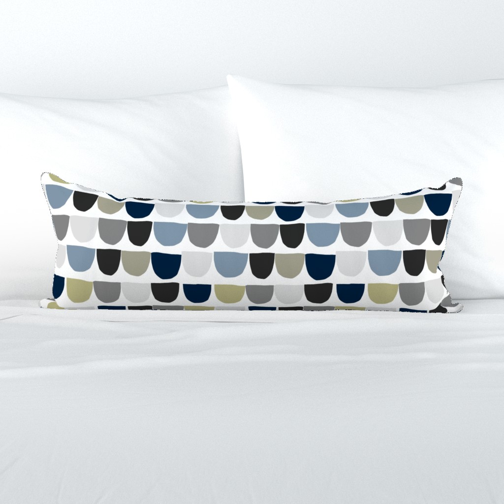 Scandi Garland Shapes Blue