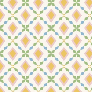 Kaleidoscopic Diamond Pattern