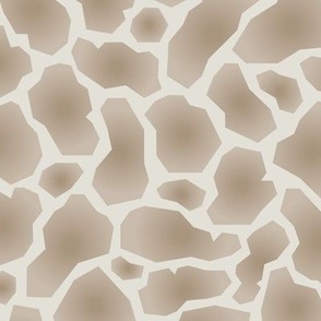 Geometric giraffe fur beige