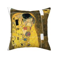 Klimt The Kiss clutch bag cut and sew fabric panel