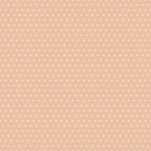 Pink and Cream Polka Dot Claire 6x6