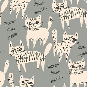 Meow, Mew, Meow ~ Grey