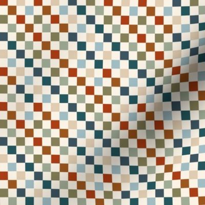 SMALL boys checkerboard fabric - checker fabric