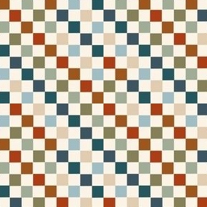 SMALL boys checkerboard fabric - checker fabric