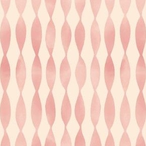 Watercolour Beaded Stripe ~ Pink