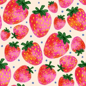 Strawberries ~ Pink