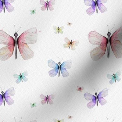Watercolor Butterfly pattern
