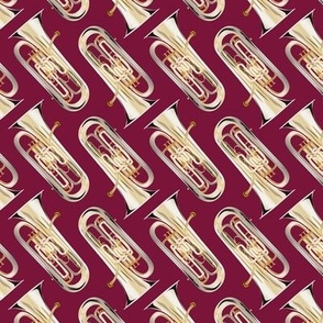 Euphonium on red