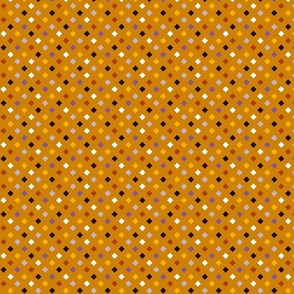 Polka Dots in Orange, Purple, Dark Red and White Small