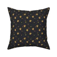 MINI space fabric - stars fabric abstract space asteroid fabric