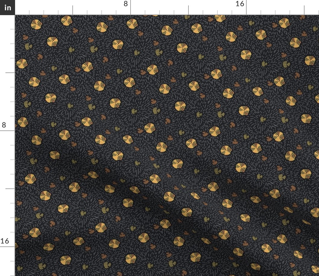 MINI space fabric - stars fabric abstract space asteroid fabric