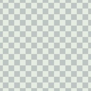 Checker Pattern - Sea Salt and Skyline Grey