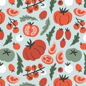 Fresh tomatoes pattern (medium)