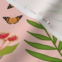 Gouldian Finch, Love Birds - coral pink, medium 