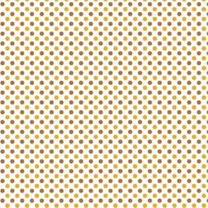 Polka Dots in Brown, Yellow & White Small