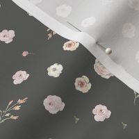 pink rose cow grey