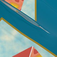 Aloft - a Kite Quilt Panel