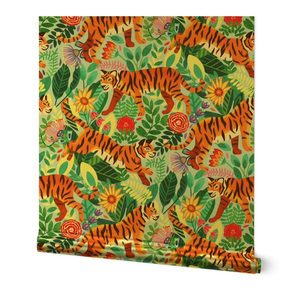 Thriving Tiger Tangle & Funky Flora - Large Scale