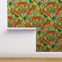 Thriving Tiger Tangle & Funky Flora - Large Scale