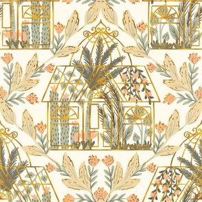 The Victorian Greenhouse Damask