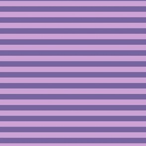 Horizontal Bengal Stripe Pattern - Pale Lavender and Mystic Purple