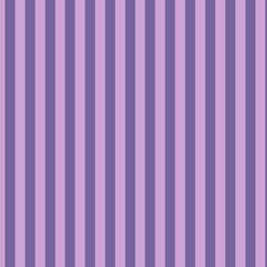 Vertical Bengal Stripe Pattern - Pale Lavender and Mystic Purple