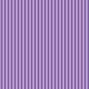Small Vertical Bengal Stripe Pattern - Pale Lavender and Mystic Purple